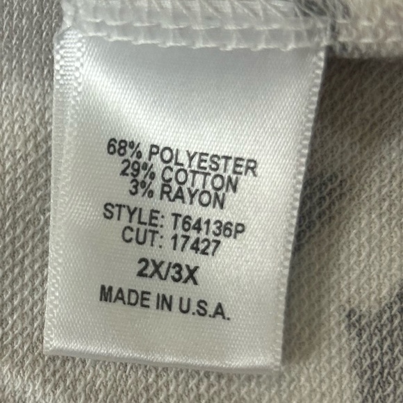 ODDY Multicolor Abstract Print Blouse. Size 2X - Picture 5 of 7